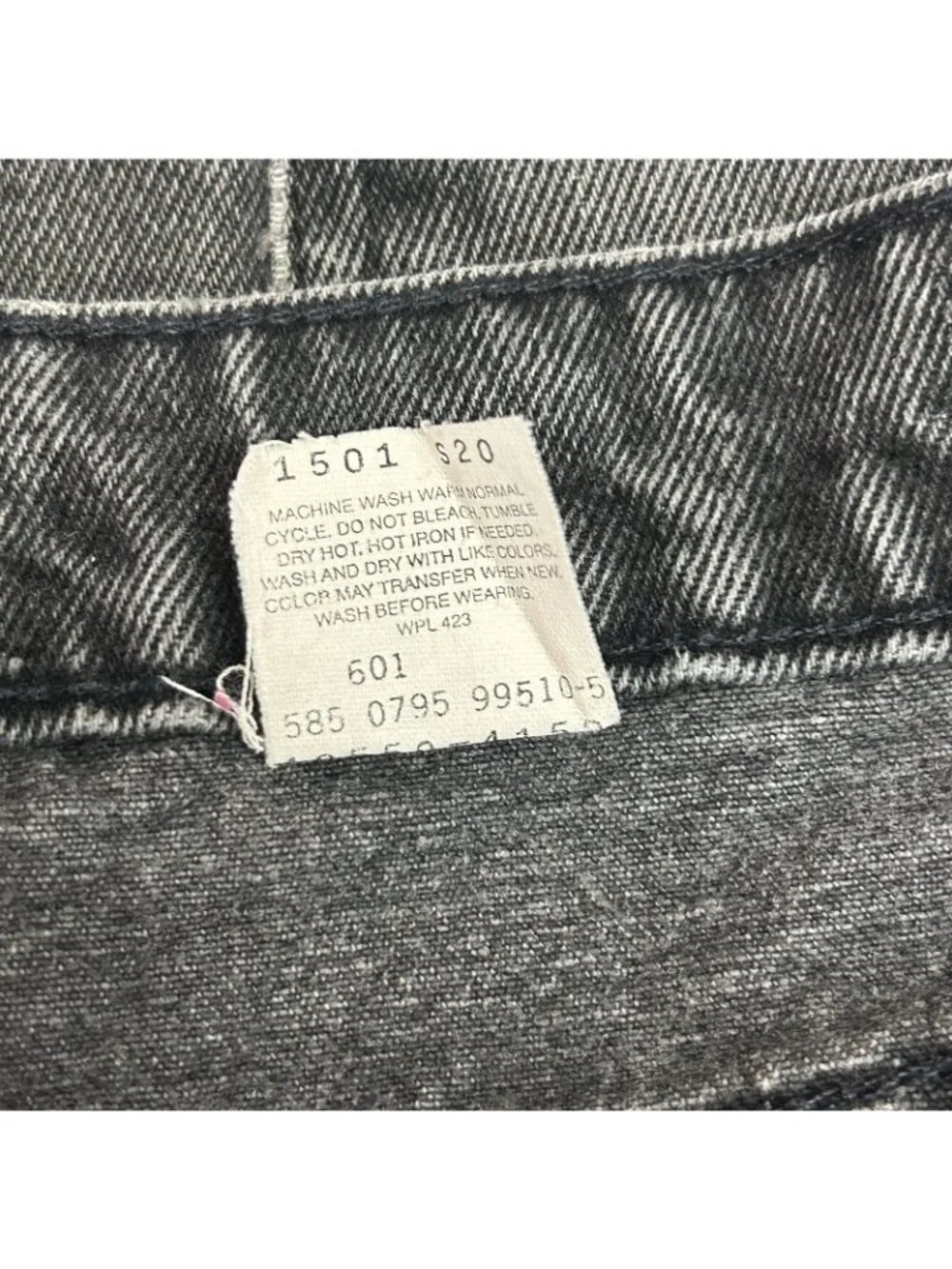 VTG 90s Levis 550 Orange Tab Mens 38x34 Relaxed Fit Tapered Leg Black Jeans USA